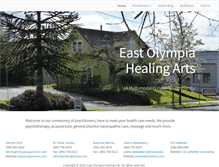 Tablet Screenshot of eastolympiahealingarts.com